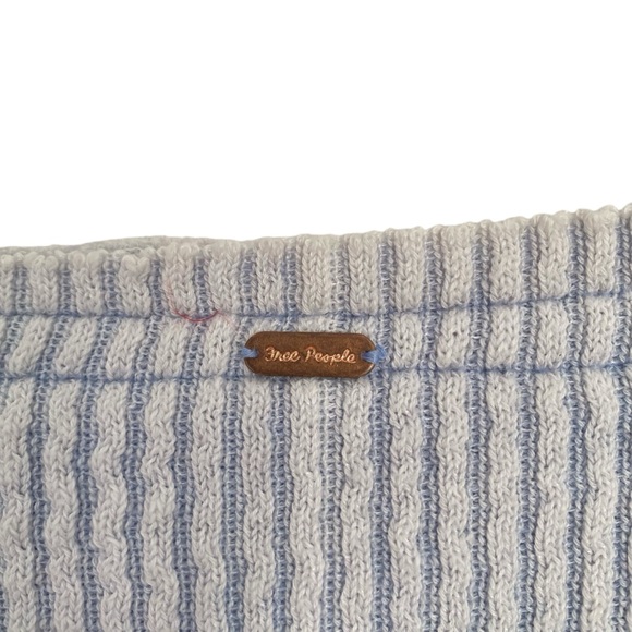 Free People Easy V Pullover Sweater Sweatshirt Beach Top Size Small - Picture 7 of 11